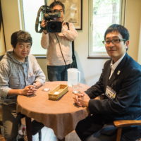 uhb北海道文化放送の取材で・・”森田”新村長がご来店!