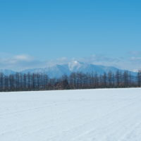 師走の中札内村の農村風景・・今年はちょっと雪が少ない？