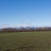 11月下旬、雪の無い十勝平野、11/25～12/12は休館となります。