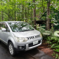 ２年前に中古で購入した「デリカD:5」きれいになって車検から帰って来ました！